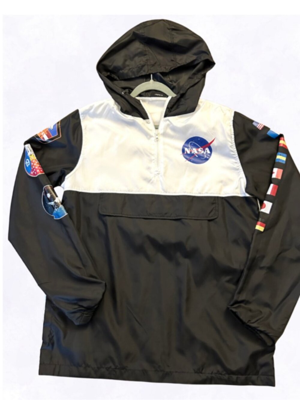 NASA Men's Windbreaker Pullover
